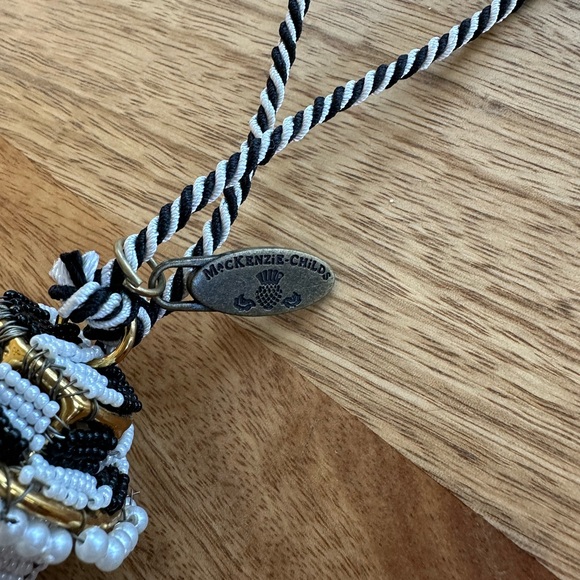 Mackenzie Childs beaded snowman tassel - Picture 4 of 5